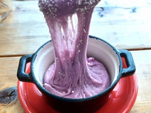 のび～る紫芋のマッシュポテト