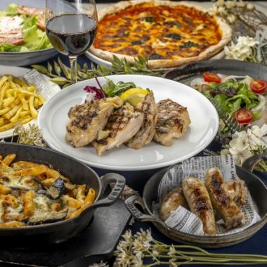 【음료 무제한 포함】 제철 요리를 즐길 수 있는 송신년회 코스 5000엔