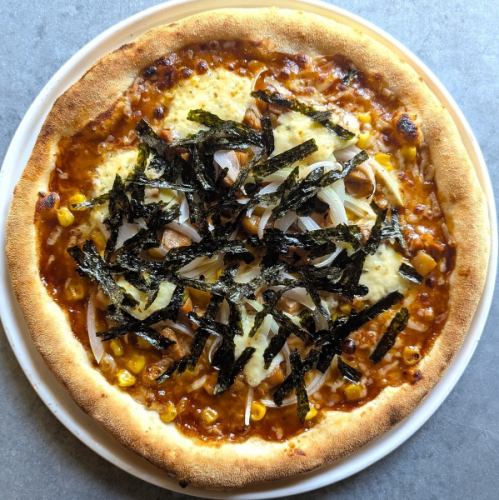 タルタル照り焼きチキンピッツァ