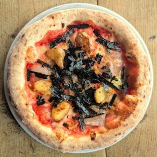 明太マヨとポテトのピッツァ