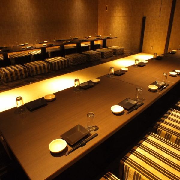 [Perfect for company banquets] We have private rooms that can accommodate up to 52 people ☆ Perfect for medium to large company banquets and large banquets ◎ If you are the organizer looking for a private room with a calm atmosphere, please contact us early! The rooms are ideal for large banquets, so we recommend that you make your reservation early ♪ We have a wide variety of course meals that are perfect for various banquets, so please make your reservation!