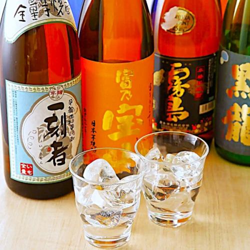飲み放題は種類が自慢です！逸品料理とご一緒に
