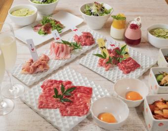 【ランチ】平日限定ランチコース　ワンドリンク付き　18%off2800円→2300円