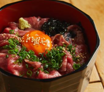 【数量限定】極上ロース牛刺し重ランチ