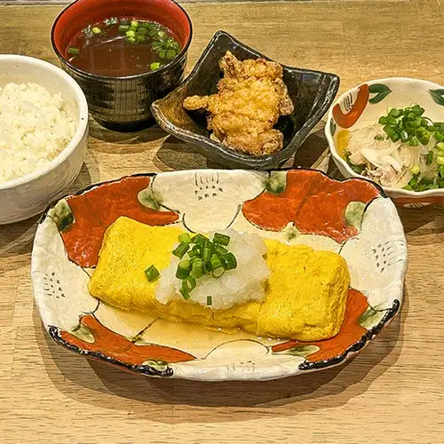 我們的招牌捲蛋套餐
