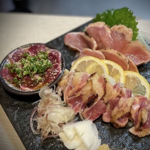 [Local gourmet] Assortment of 3 kinds of raw chicken