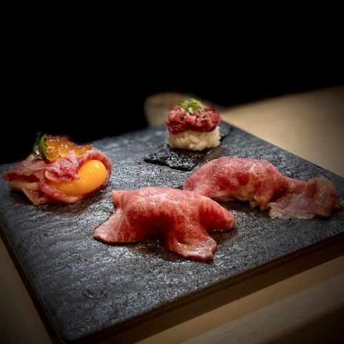 【豪華】4種の肉寿司盛り合わせ