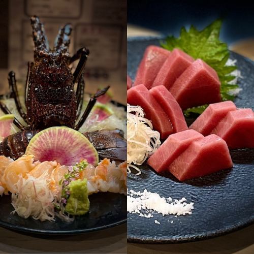 Lobster and bluefin tuna