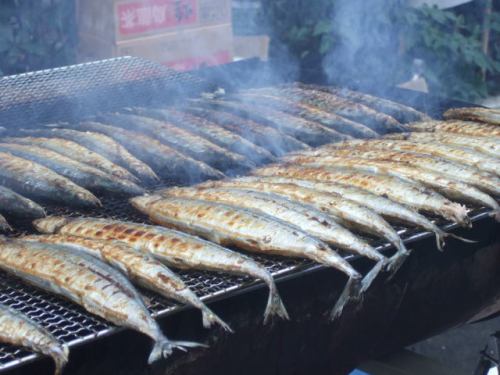 It takes time because it is grilled with great care! Grilled fish