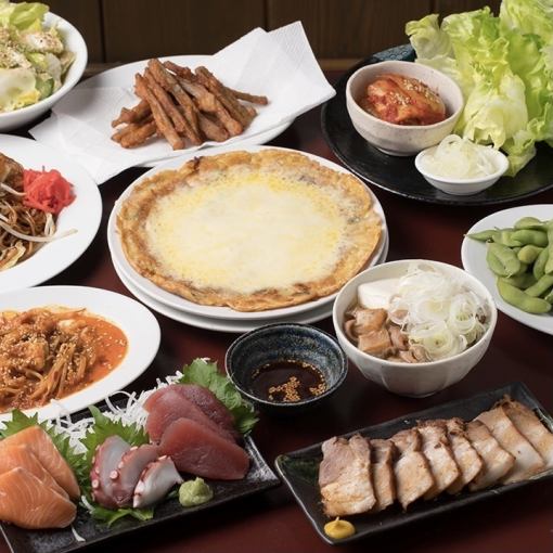 Best value for money★9 dishes including the famous offal stew & super spicy offal + 2 hours of all-you-can-drink included [Denpoin course] 3,850 yen!
