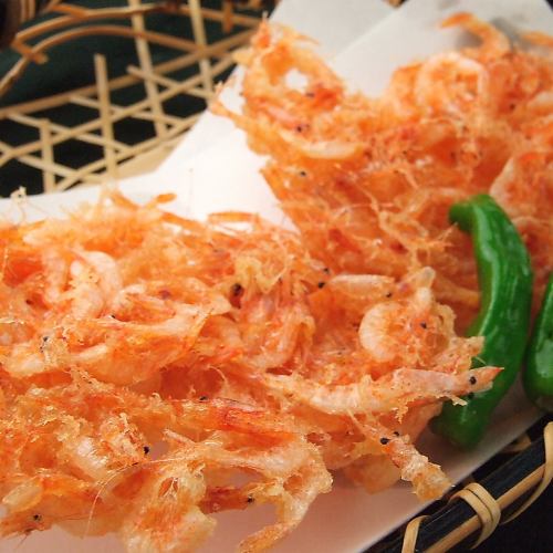 Fried sakura shrimp