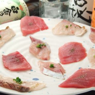Sashimi to eat with salt and pepper