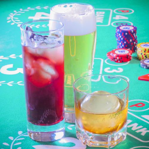 豊富なドリンクメニュー