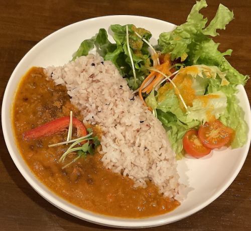 3種のキノコベジカレー