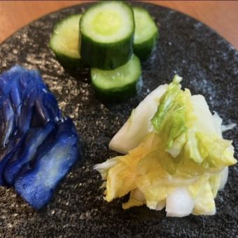 浅漬け３種盛り合わせ