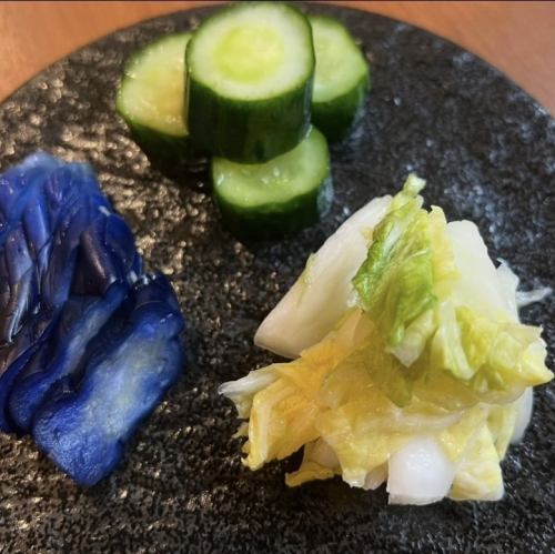 浅漬け３種盛り合わせ