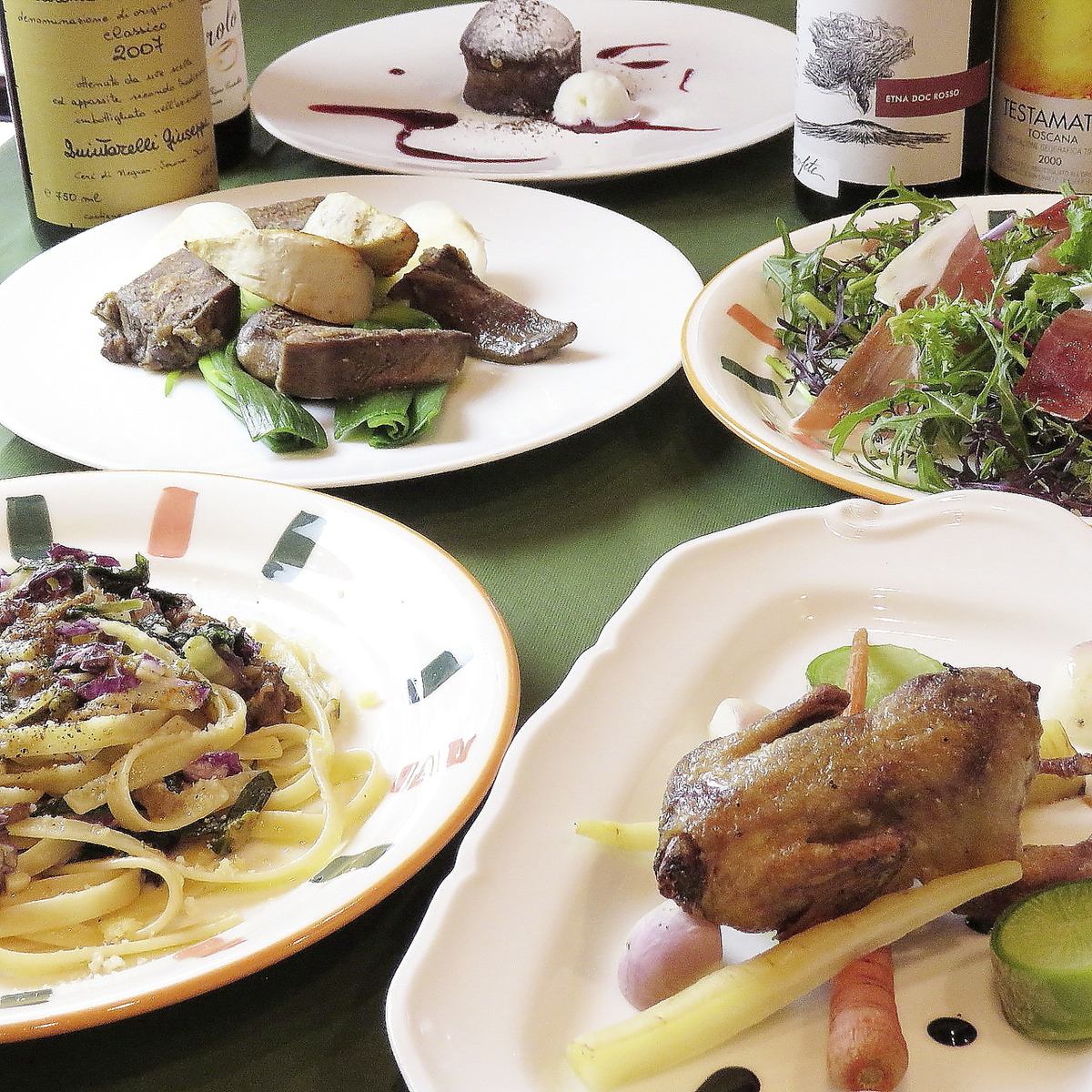 [Nishi-Oshima] Savor delicious dishes that are not bound by the Italian framework ◎ Gibier cuisine is also recommended ♪