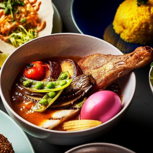 チキンコンフィスープカレー