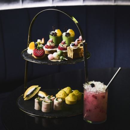 和心（わごころ）ストロベリーアフタヌーンティー + ノンアルコールカクテル