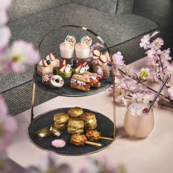 桜見（さくらみ）アフタヌーンティー + ノンアルコールカクテル