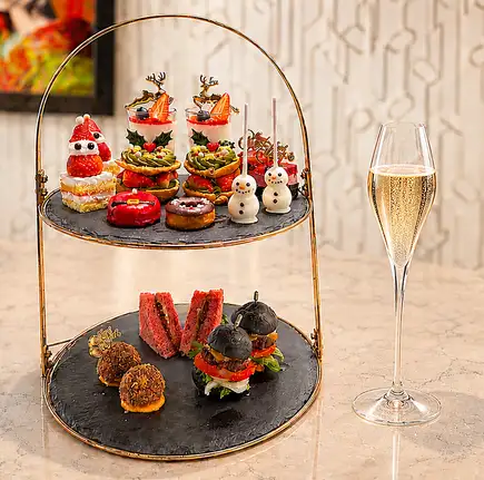 Festive Afternoon Tea + Glass of Champagne