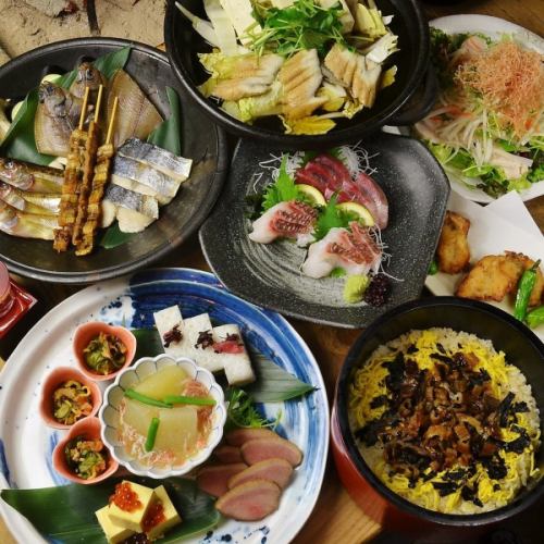 広島食材を堪能できる贅沢なコース