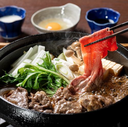 金ラベルオリーブ牛すき焼きコース（150ｇ）