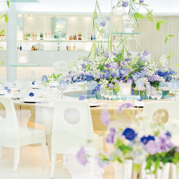 プライベートガーデン付きのパーティーホールで華やぐ時間をお過ごしください。