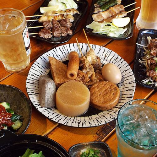 りらっくすのお任せ飲み放題コース180飲み放題付き