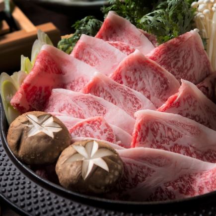 【含2.5小时畅饮】日本国产黑毛和牛寿喜烧×新鲜捕捞的鱼刺身、天妇罗、牛舌——“凛”餐厅共11道菜，仅需6000日元。