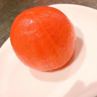 Peach-flavored tomatoes