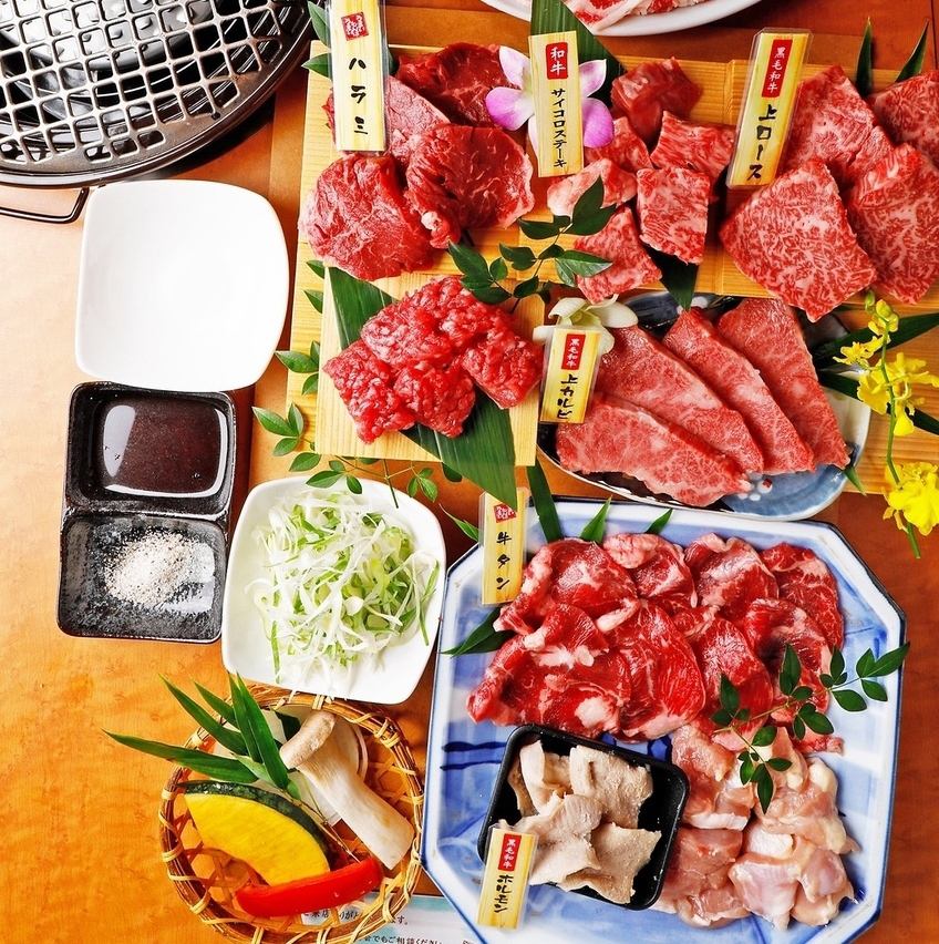 ☆少人数様用焼肉食べ放題 C黒毛和牛コース5980円