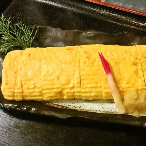 出し巻、ねぎ入り出し巻、目玉焼(ハム・ベーコン)