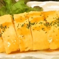 チーズ出し巻、チーズオムレツ、お好み焼き風玉子焼き、明太出し巻、マヨ明太出し巻、チーズ明太出し巻