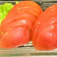 トマトスライス、ポテトサラダ(そのままで)