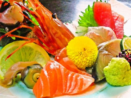 刺身の盛り合わせ