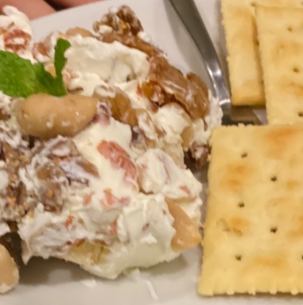 干しイチジクとクリームチーズ