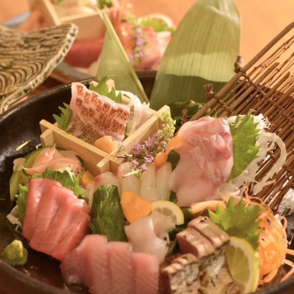 Niigata's jewel, seafood sashimi