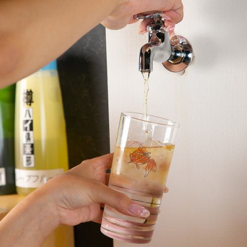 [The all-you-can-drink that comes out of the tap is so good it's an incredible deal!] Full service all-you-can-drink for 1 hour 880 yen / 2 hours 1500 yen (tax included)