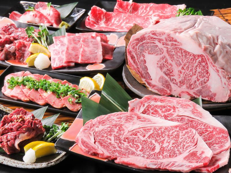 [肉棒] 配沙朗牛排！和牛上等套餐<仅餐> 5500日元！全14道菜★120分钟无限畅饮6600日元