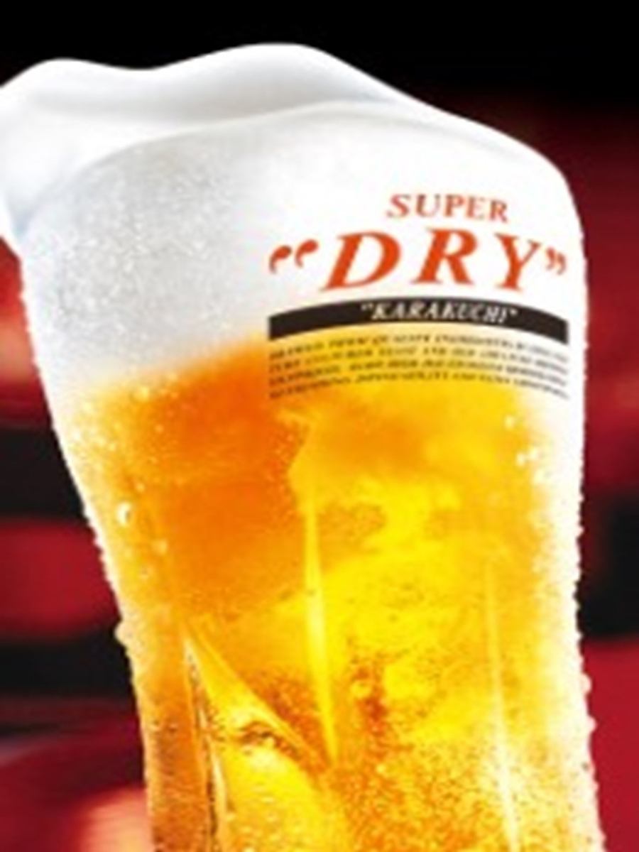 Wagyu Yakiniku and beer go great together! High quality and low price!