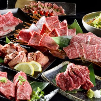 <僅限食物> [PREMIUM嚴選]高級和牛套餐 4,400日元