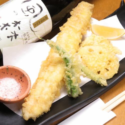 穴子一本揚げ天ぷら