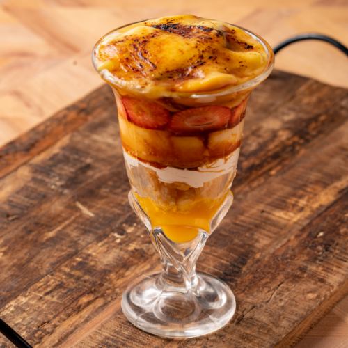 Brulee parfait that melted