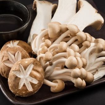 蘑菇拼盤