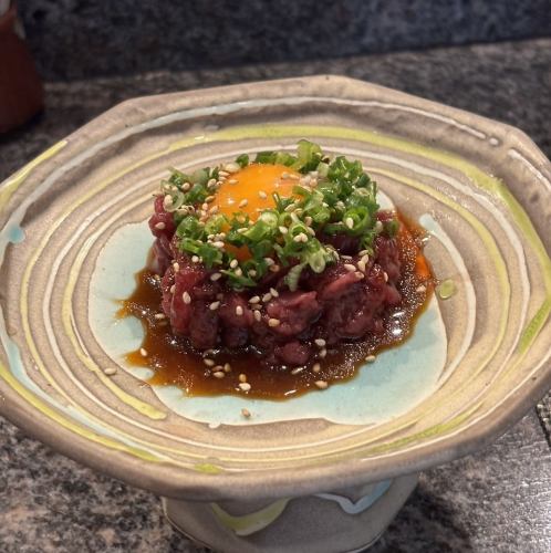 桜ユッケ（馬肉）