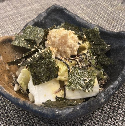 白菜の塩昆サラダ