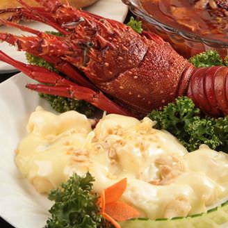 [2 hours all-you-can-drink included] "Luxury! Ise lobster" "Abalone" "Peking duck" "Shark fin" 9,860 → 9,300 yen (tax included)