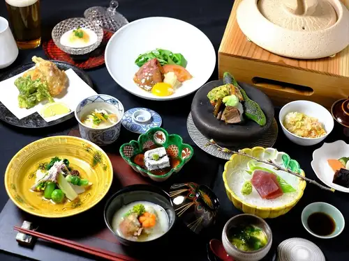 【季節の日本料理会席】メイン黒毛和牛・季節の土鍋ご飯など全10品