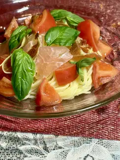 夏期限定の冷製パスタ各種